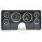 El Camino Instrument Cluster Panel, Carbon Fiber Finish, With Carbon Fiber Series Gauges, 1982-1987