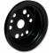 Chevelle Crankshaft Pulley, Small Block, Single Groove, Black, For Cars With Power Steering, 1964-1968