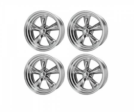 Chevy American Racing Torq Thrust II Wheel Set, Polished Aluminum, 17X7 & 17X8