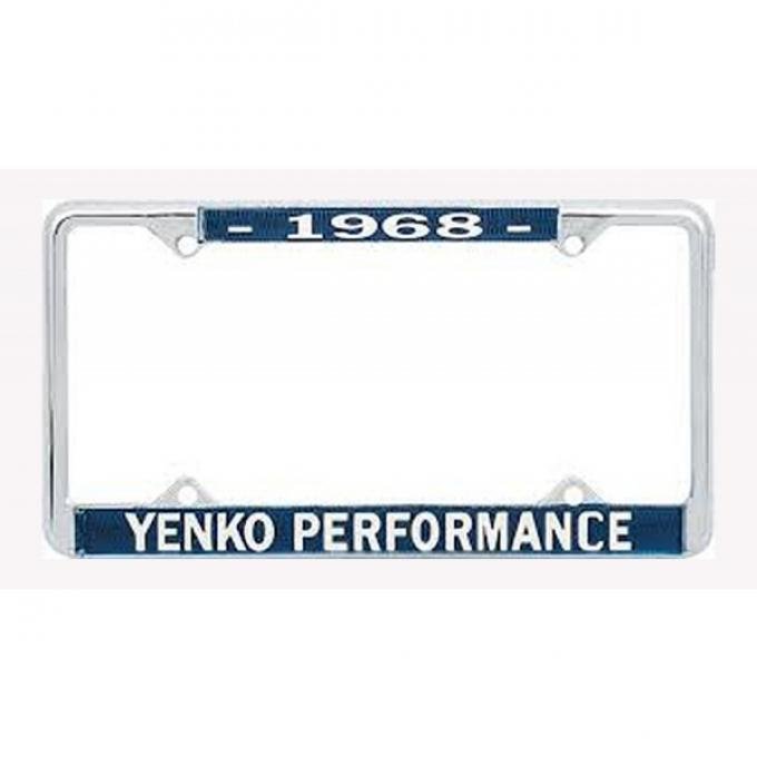 El Camino Yenko Performace License Frame, 1968