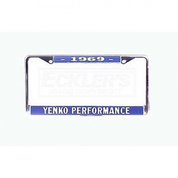 Chevelle Yenko Performace License Frame, 1969