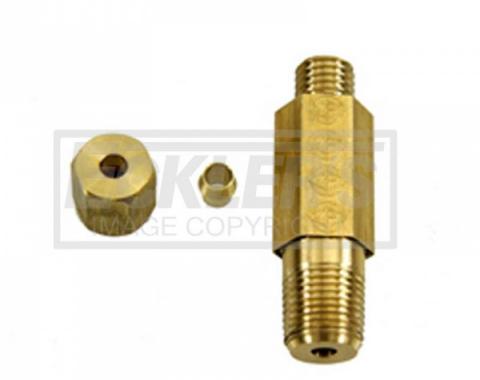 El Camino, Small Block Oil Line Fitting Assembly, 3/4" Tall, 1967-1968