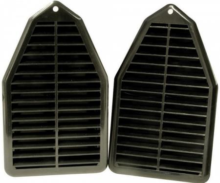 Chevelle Door Jamb Vent Grilles, 2-Door Coupe & Convertible, 1969