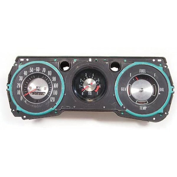Chevelle Tachometer, 7000 RPM, InDash Clock Conversion, 19641965