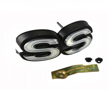 Chevelle Grille Emblem, Super Sport (SS), 1970