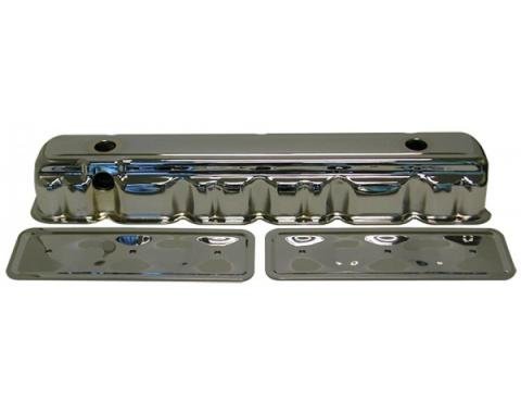 El Camino Chrome Valve Covers L6, 1964-1974