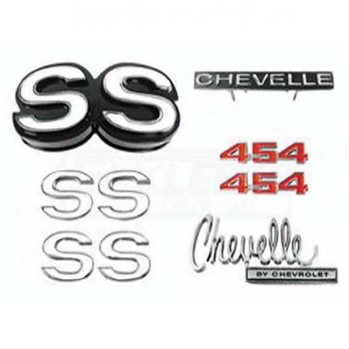 Chevelle Emblem Kit, Super Sport 454, 1970