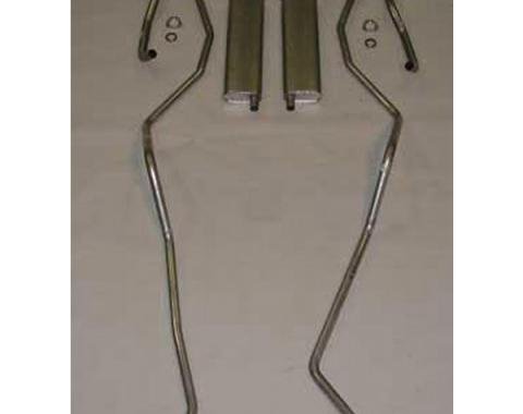 El Camino Exhaust Systems, Complete 8 Cyl 283 Dual Exhaust Stainless Steel Includes L, 1959-1960