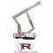 Chevelle Hood Hinges, Billet Aluminum, Solid Frame, Natural, With Steel Hood, 1965-1967