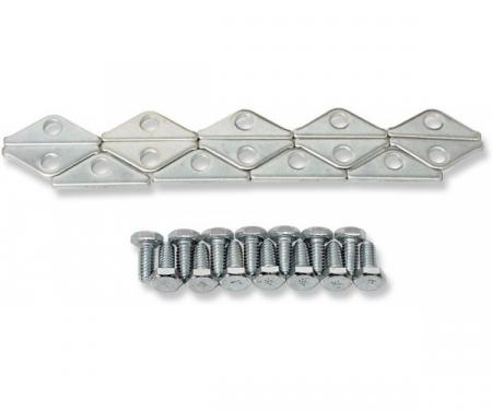 Chevelle Valve Cover Retainer & Bolt Set, Big Block, 1965-1972