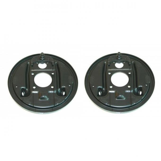 El Camino Rear Drum Backing Plate, Without Splash Shield, 1964-1972