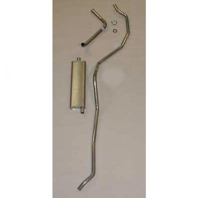 El Camino Single Exhaust System, Aluminized, 6-Cylinder, 1959-1960