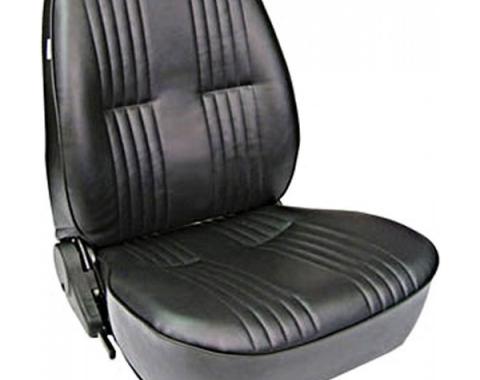 Chevelle & Malibu Bucket Seat, Pro 90, Without Headrest, Left, 1964-1983