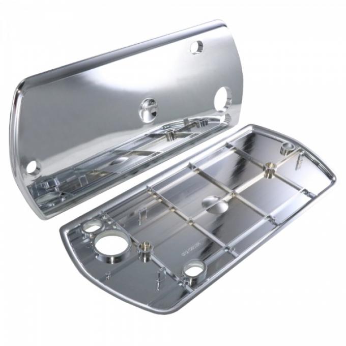 El Camino Armrest Backing Plate, Chrome 1969-1972