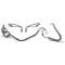 El Camino Front Brake Line Set, Manual Disc, Stainless Steel, 1969