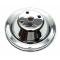 Chevelle Water Pump Pulley, Small Block, Single Groove, Chrome, 1969-1972