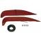 El Camino Fender Skirts, Steel, 1960