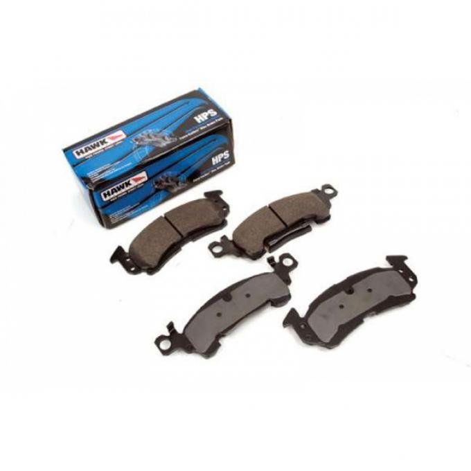 Chevelle Disc Brake Pads, Front, HPS Performance, Hawk, 1968-1983