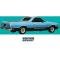 El Camino Super Sport Decal Set, Blue, 1978-1982