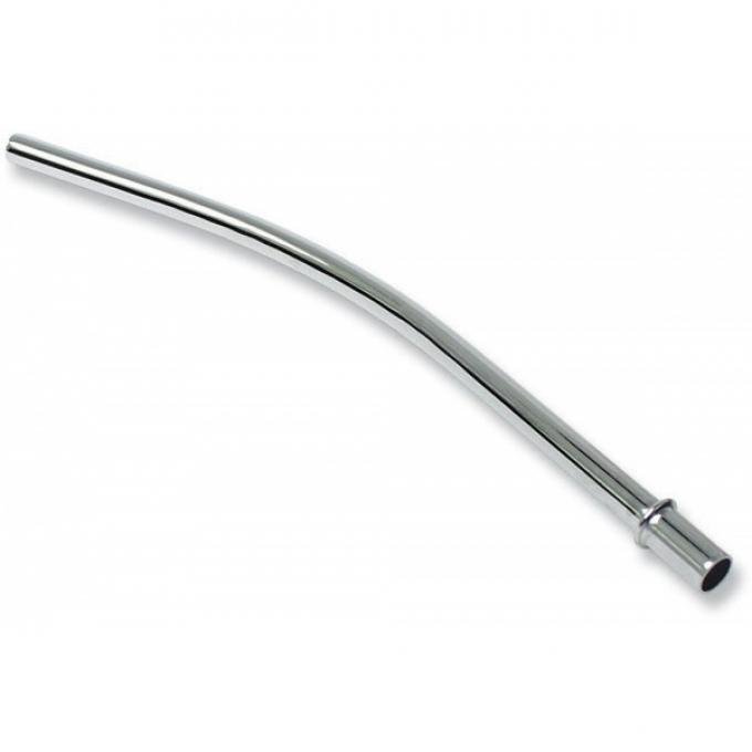 Chevelle Engine Oil Dipstick Tube, Small Block, Chrome, 1965-1972