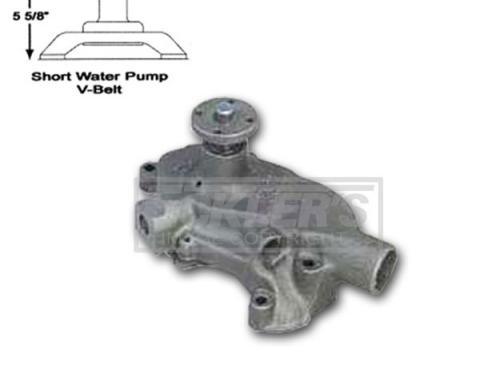 Chevelle Water Pump, Small Block, Short Style, AC Delco, 1964-1968