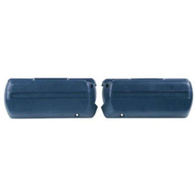 El Camino Arm Rest Bases, Dark Blue, 1968-1972