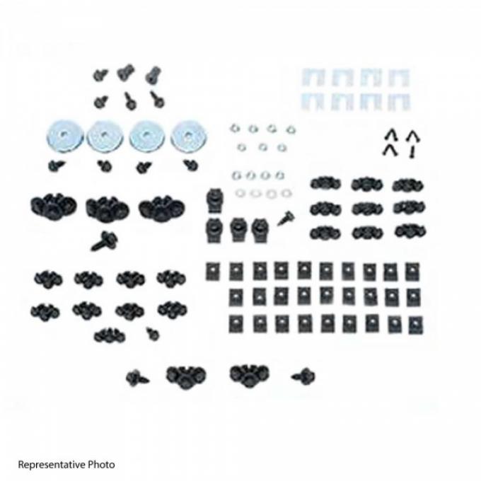 Front End Fastener Kit, Std, Stainless, 67-68