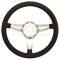 Chevelle Steering Wheel, Volante S9, Black Leather, 1964-1983