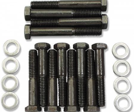 Chevelle Exhaust Manifold Bolts & Washers, Small Block, 1964-1966