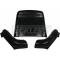 El Camino Bucket Seat Back & Bottom Set, Black, 1968