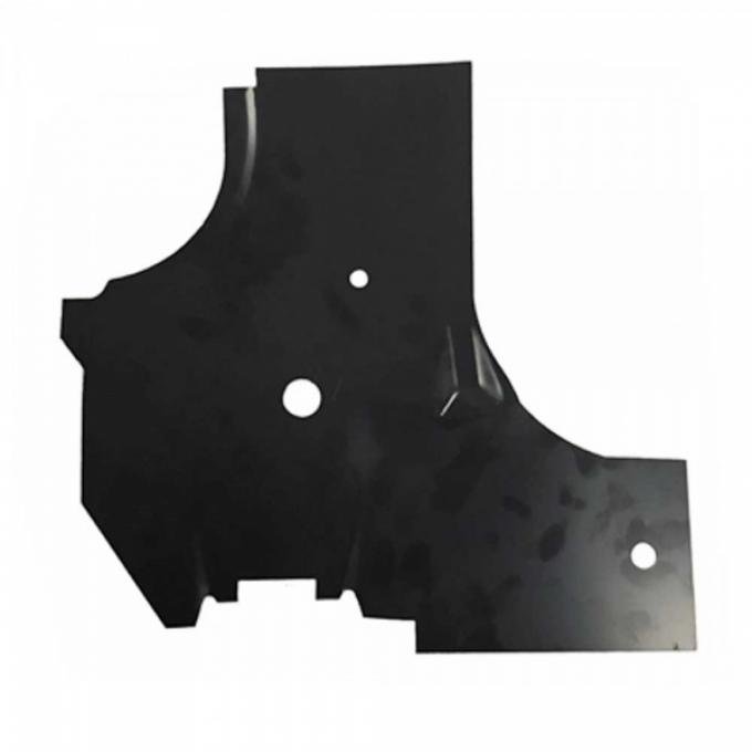 Chevelle - Cowl Side Hinge Panel Reinforcement, Left, 1966-1967