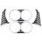 El Camino Headlight Bezel Set, With Extensions, 1966