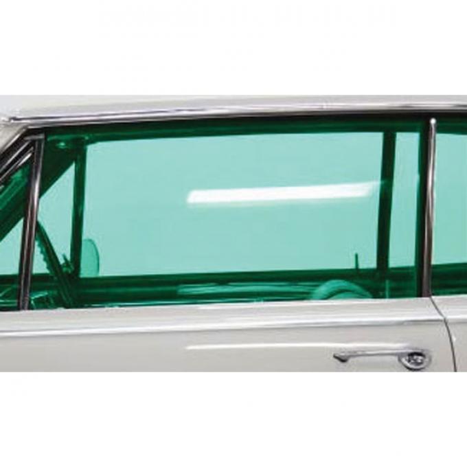 Chevelle Door Glass, 2-Door Coupe, Left Hand, 1964