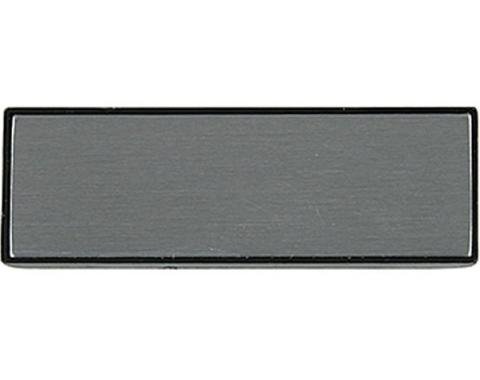 El Camino Door Pull Strap Insert, Brushed Aluminum, 1981-1987