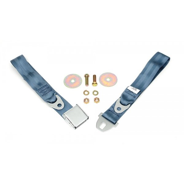 Seatbelt Solutions 19641966 Chevelle, Rear Lap Belt, 60" with Chrome Lift Latch 1800604003