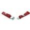 Seatbelt Solutions 1964-1966 Chevelle, Front Lap Belt, 60" with Chrome Lift Latch 1800602007 | Red