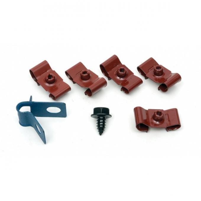 Chevelle Fuel Line Retaining Clips, Single, 5/16, For Cars Without Return Line, 1964-1967