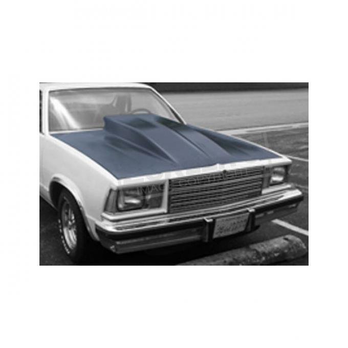 Malibu Fiberglass Hood, 4 Bolt On, Z-28 Style Cowl, 1978-1983