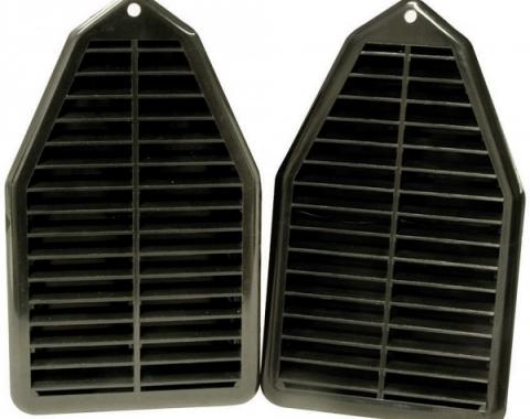 Chevelle Door Jamb Vent Grilles, 2-Door Coupe & Convertible, 1969