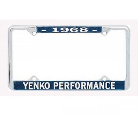 Chevelle Yenko Performace License Frame, 1968