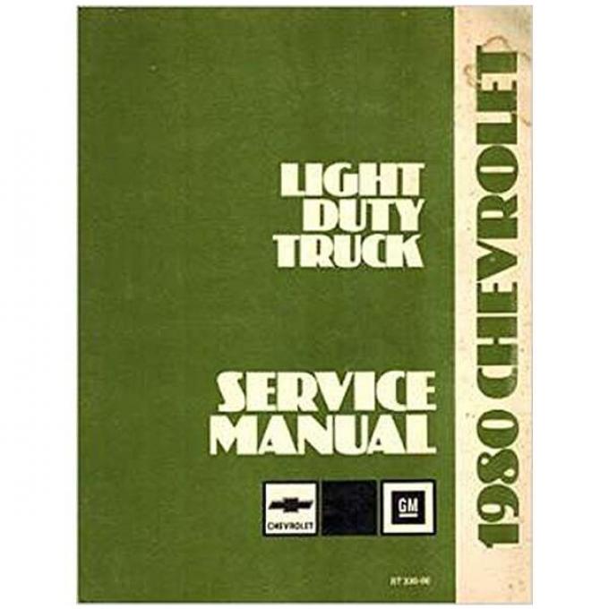 El Camino Shop Manual, 1980