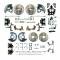 67-9 4-Wheel Disc Brake Conversion, 8"  Booster,2" Drop non-Staggered Rear Shocks
