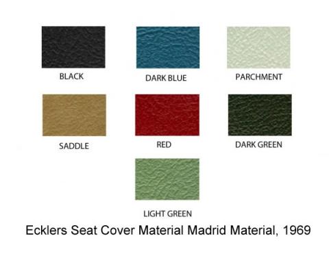 Distinctive Industries 1969 Chevelle Coupe Rear Bench Seat Upholstery 090308