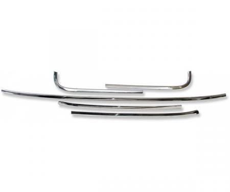 Chevelle Windshield Moldings, 2-Door Coupe, 1966-1967