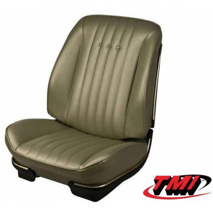 Chevelle TMI Sport Bucket Seat Covers & Foam, Coupe Or Convertible, 1968