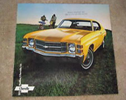 Chevelle Literature, Color Sales Brochure, 1971