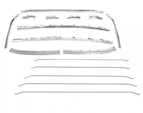 Chevelle - Headliner Retainer Kit, Coupe, 1968-1972