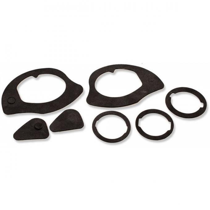 Exterior Door Handle & Lock Gaskets, 1964-1972