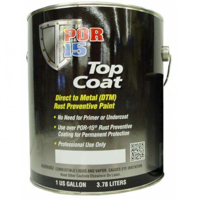 POR-15 Top Coat Paint, Gallon, Assorted Colors