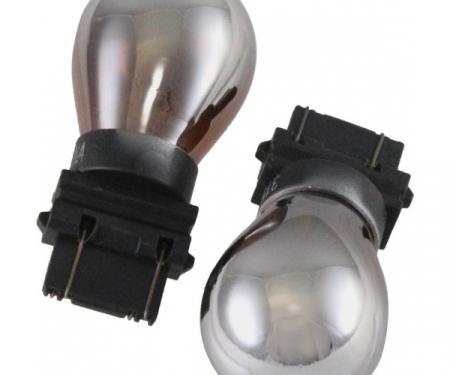 Light Bulbs, 3157, Chrome X5 Lightning Amber Silver Stealth